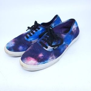 VANS TC9R Unisex Men 7 Women 8.5 Casual Skate Sneakers Shoes Cosmic Space Galaxy